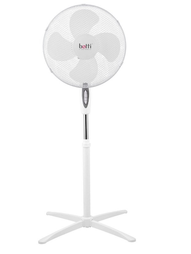 Wentylator podłogowy Botti Electronic Baltic 40 cm 45 W biały